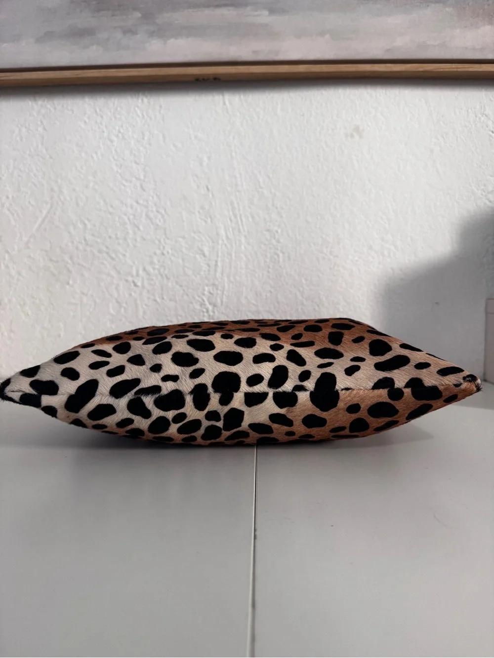 Clare V Leopard Print Clutch in Brown and Black - Picture 3 of 14